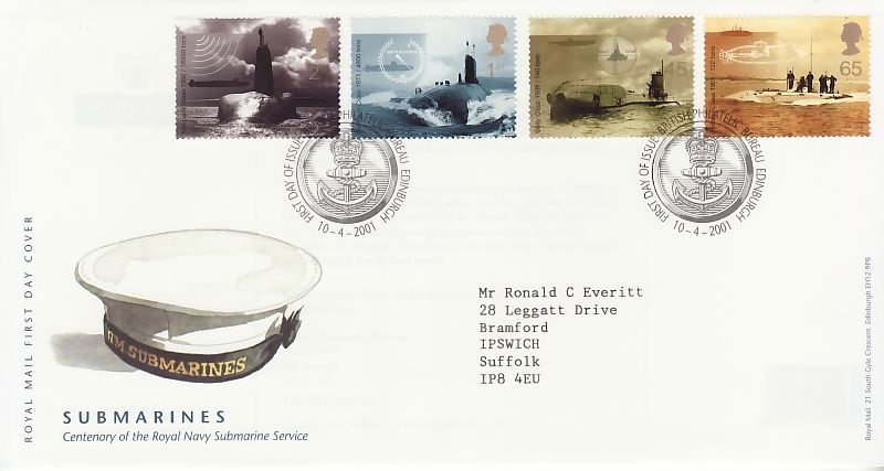 Submarines First Day Cover
