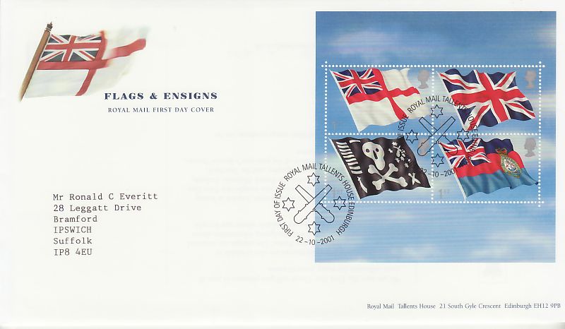 Flags & Ensigns First Day Cover
