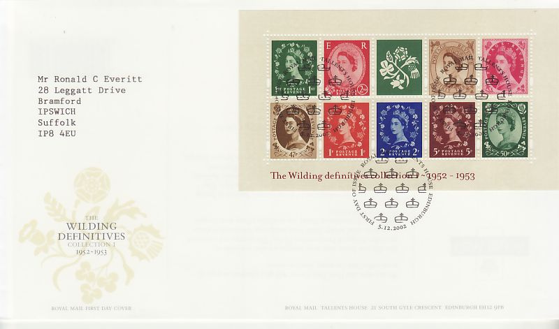 Wilding Definitives First Day Cover