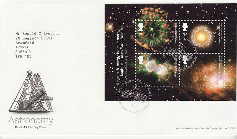Astronomy First Day Cover
