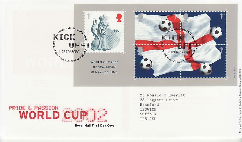 World Cup Football First Day Cover