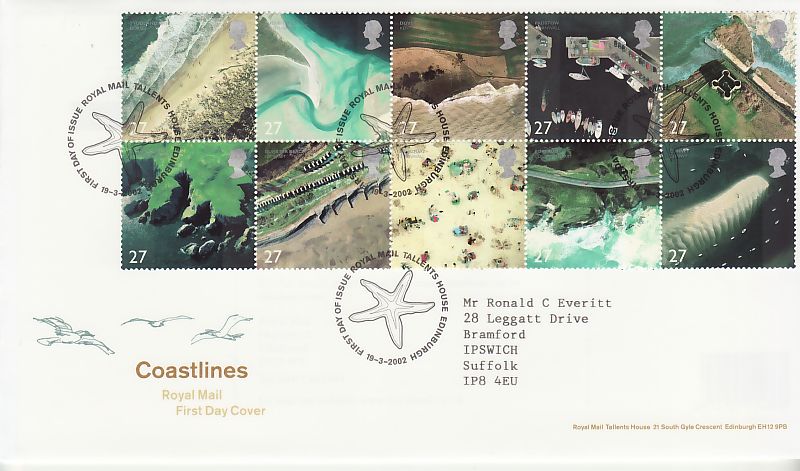 Coastlines First Day Cover