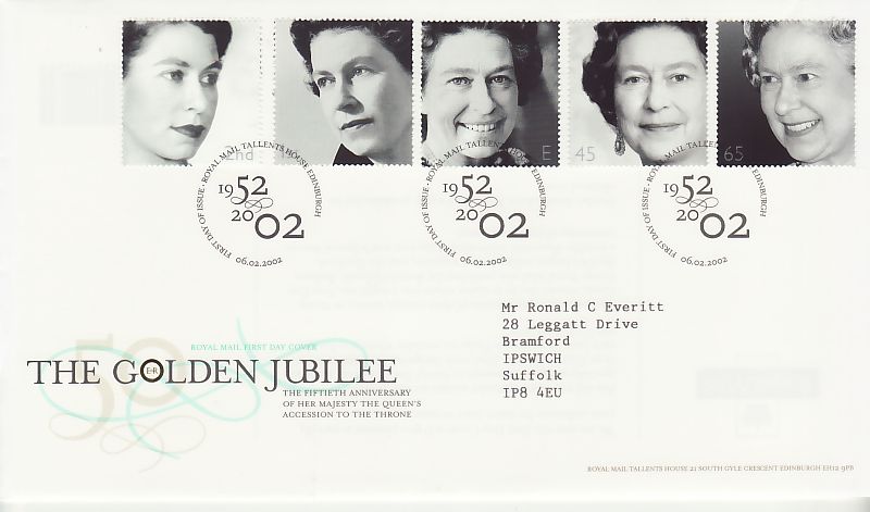 Golden Jubilee First Day Cover
