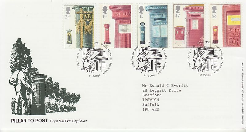 Pillar to Post First Day Cover