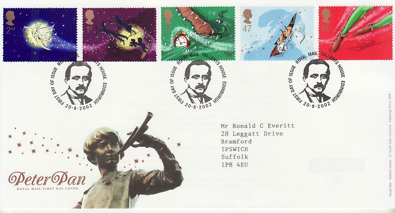 Peter Pan First Day Cover