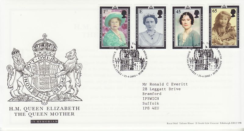 Queen Mother First Day Cover