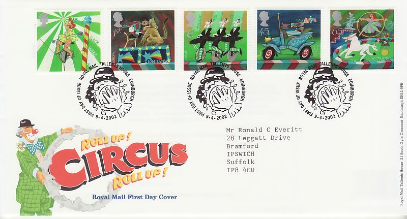 Circus First Day Cover