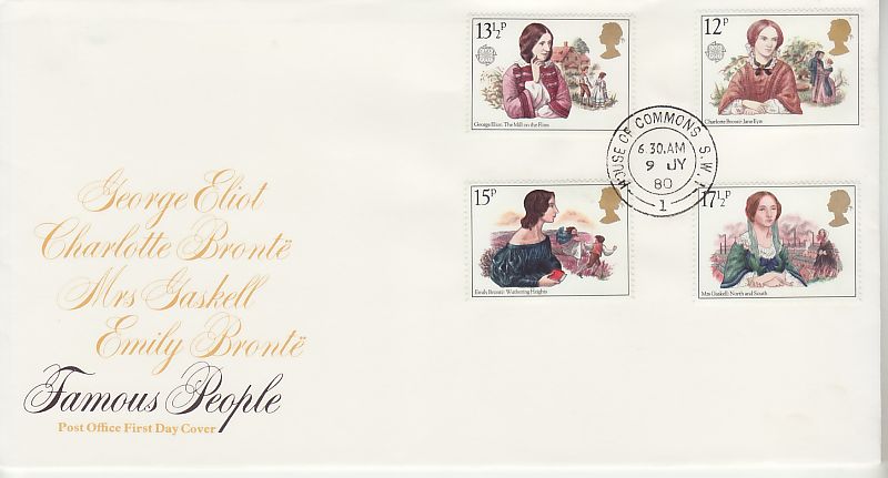 Famous Authoresses First Day Cover