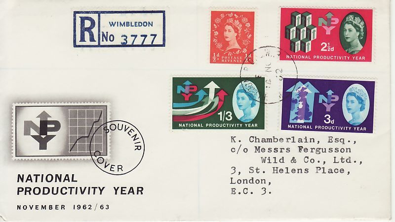 National Productivity Year First Day Cover