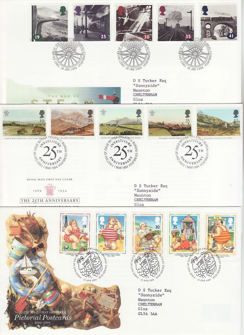 1994 First Day Covers