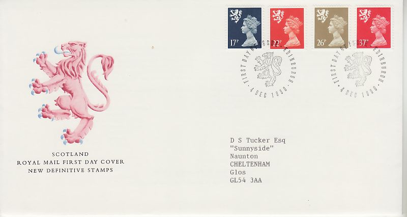 Regional Definitive First Day Cover