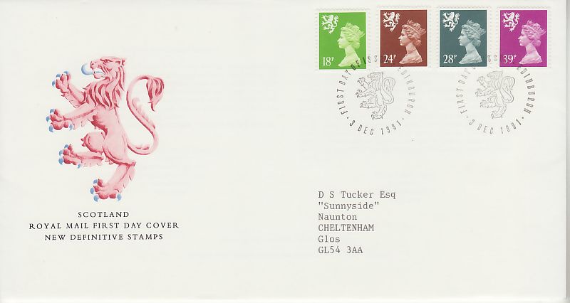 Regional Definitive First Day Cover