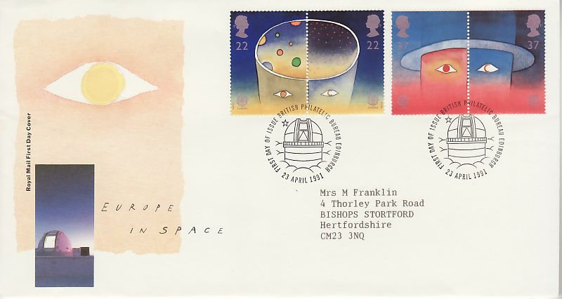 Europe in Space First Day Cover