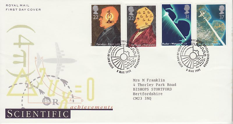 Scientific Achievements First Day Cover